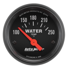 Instrument Wassertemperatur - Gauge Water Temp  52mm Schwarz